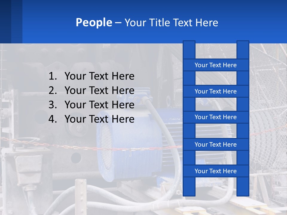 A Power Plant With Wires And Wires On The Ground PowerPoint Template