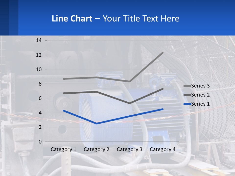 A Power Plant With Wires And Wires On The Ground PowerPoint Template