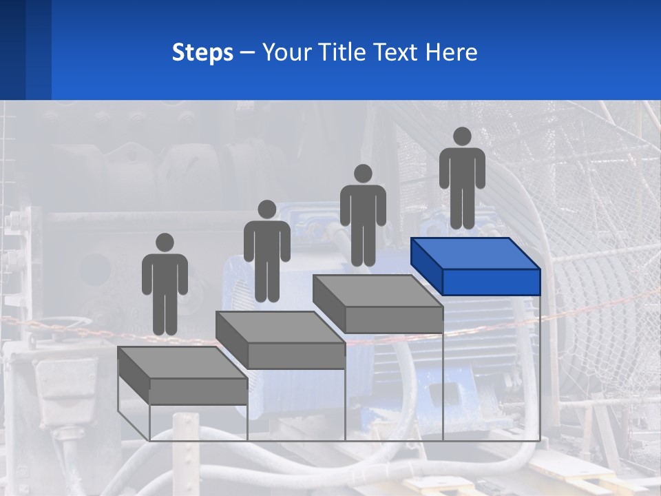 A Power Plant With Wires And Wires On The Ground PowerPoint Template