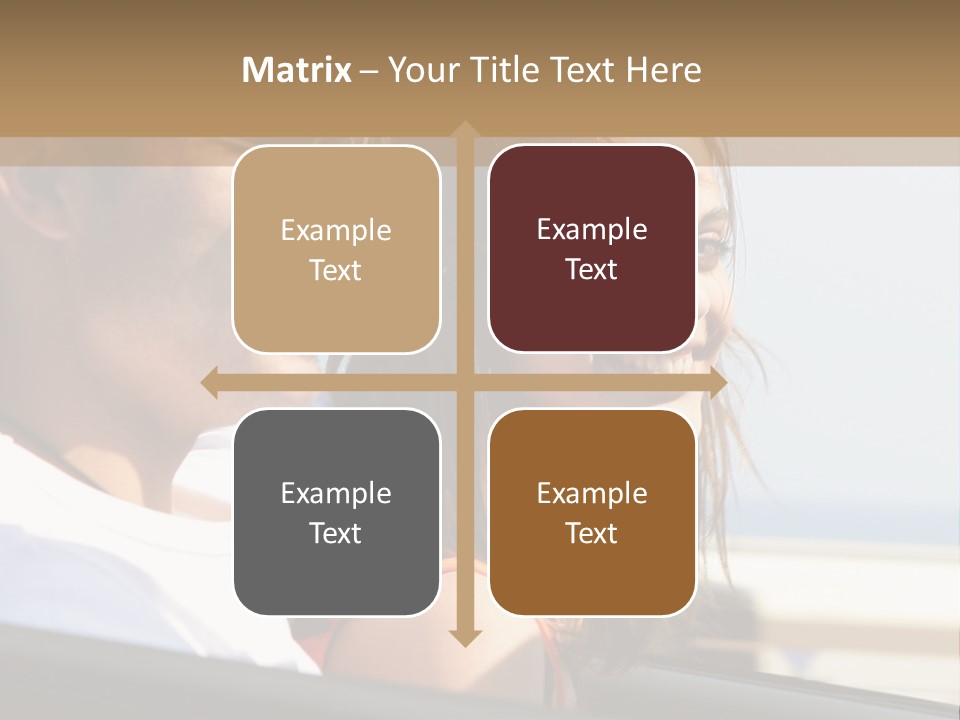 A Man And A Little Girl In A Car Looking Out The Window PowerPoint Template