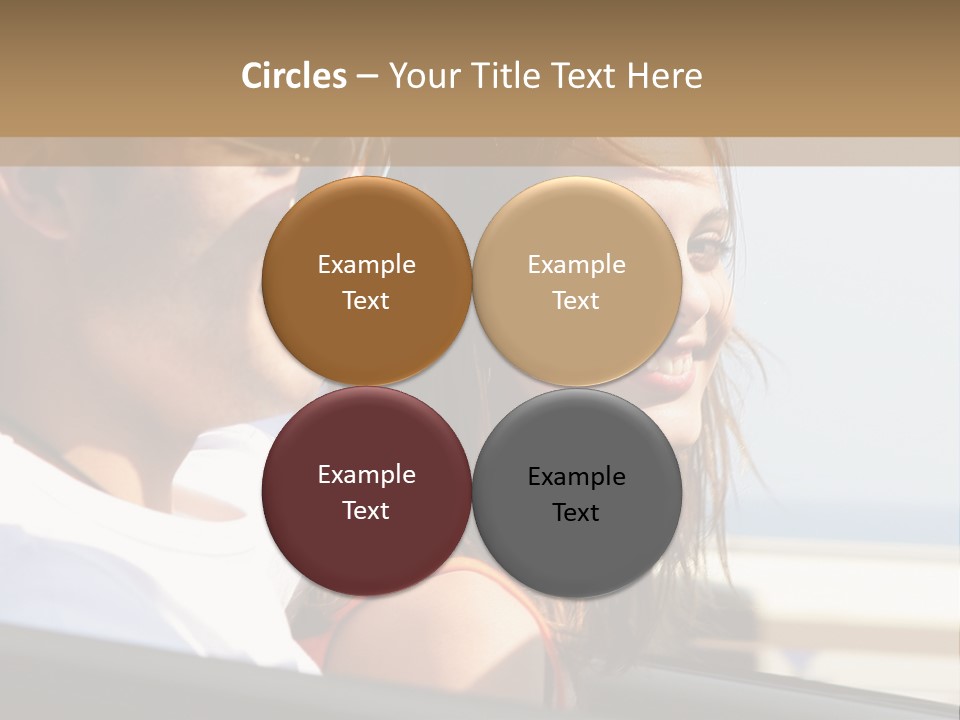 A Man And A Little Girl In A Car Looking Out The Window PowerPoint Template