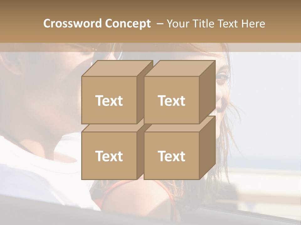 A Man And A Little Girl In A Car Looking Out The Window PowerPoint Template