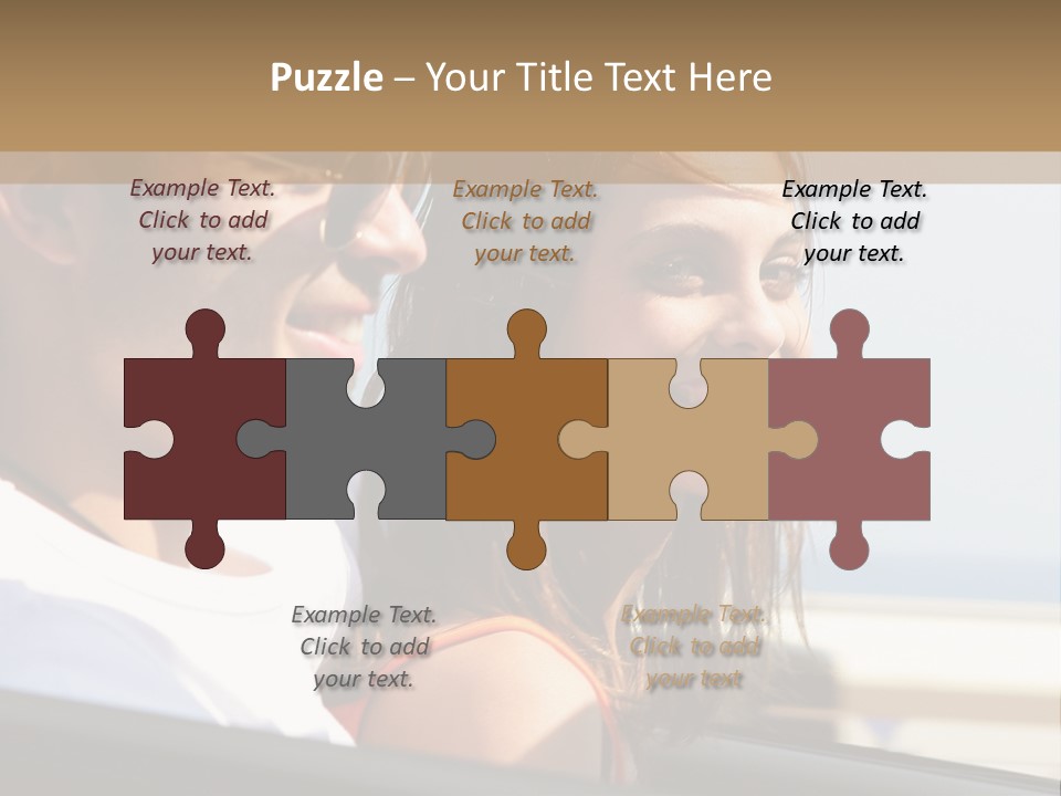 A Man And A Little Girl In A Car Looking Out The Window PowerPoint Template