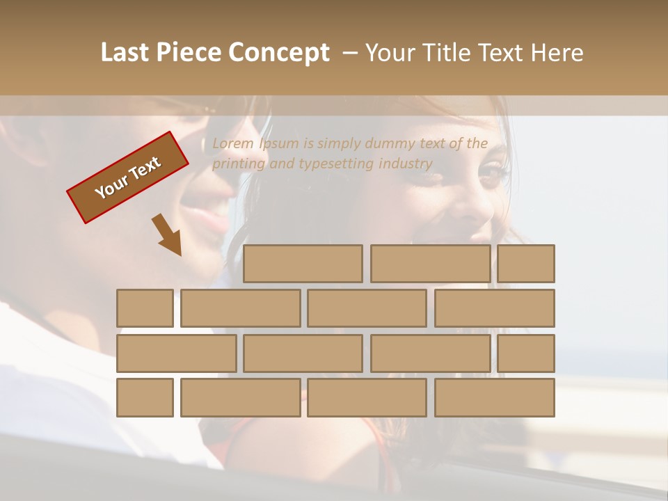 A Man And A Little Girl In A Car Looking Out The Window PowerPoint Template