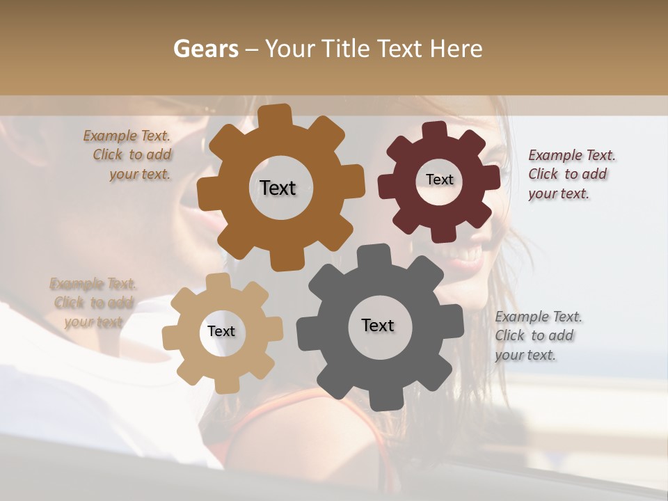 A Man And A Little Girl In A Car Looking Out The Window PowerPoint Template