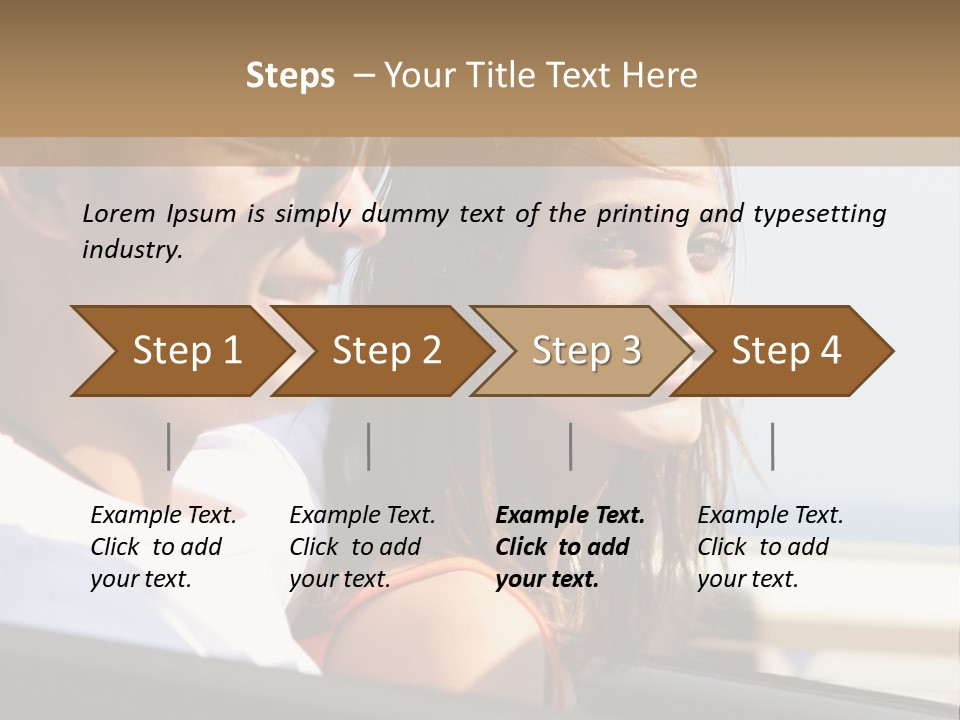 A Man And A Little Girl In A Car Looking Out The Window PowerPoint Template