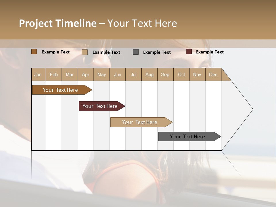 A Man And A Little Girl In A Car Looking Out The Window PowerPoint Template