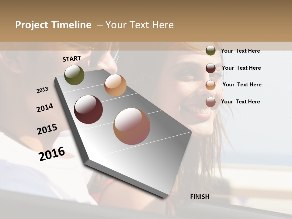 A Man And A Little Girl In A Car Looking Out The Window PowerPoint Template