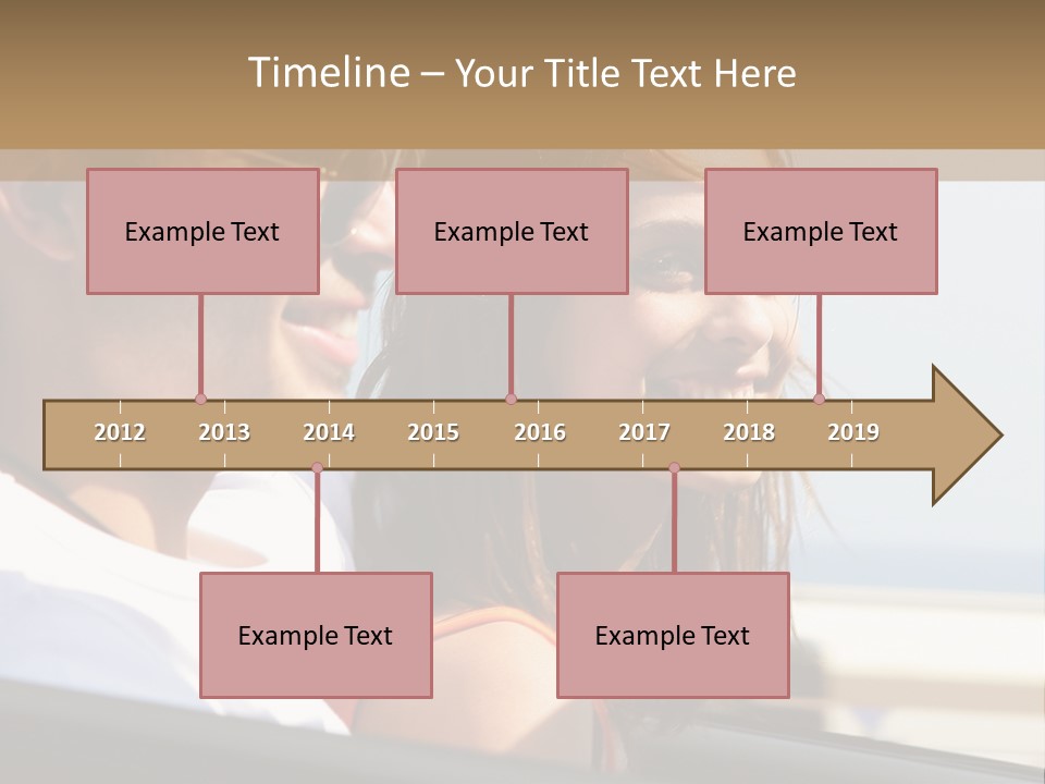 A Man And A Little Girl In A Car Looking Out The Window PowerPoint Template