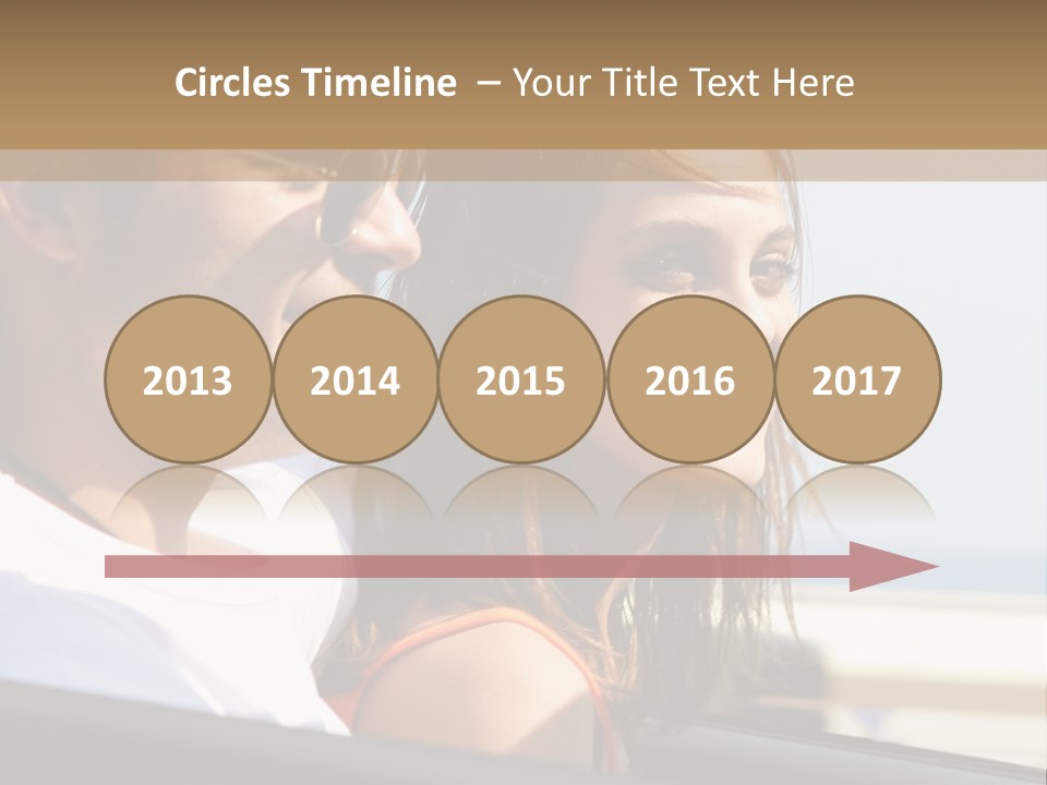 A Man And A Little Girl In A Car Looking Out The Window PowerPoint Template