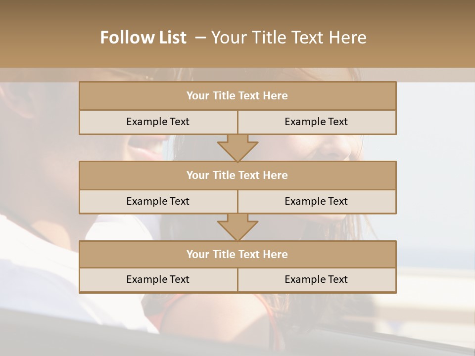 A Man And A Little Girl In A Car Looking Out The Window PowerPoint Template
