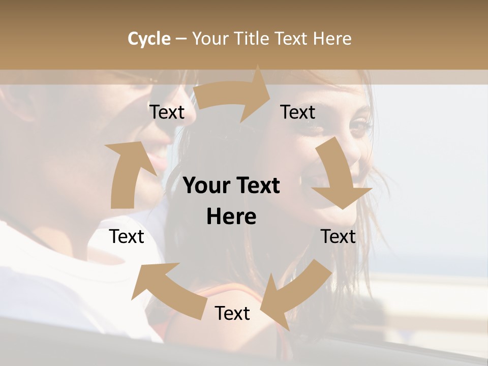 A Man And A Little Girl In A Car Looking Out The Window PowerPoint Template