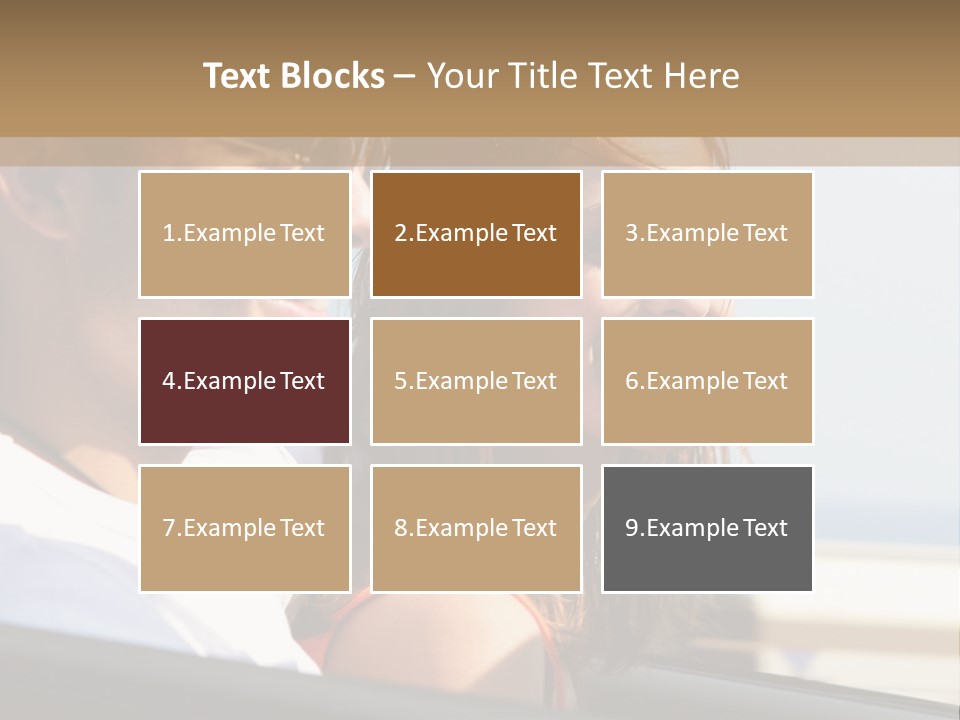 A Man And A Little Girl In A Car Looking Out The Window PowerPoint Template