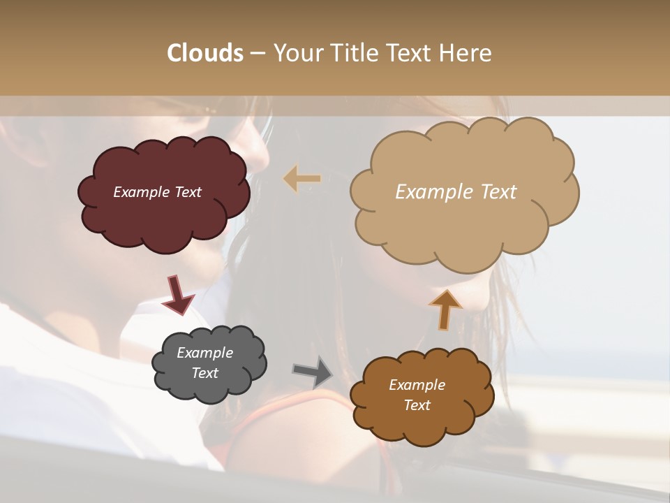 A Man And A Little Girl In A Car Looking Out The Window PowerPoint Template