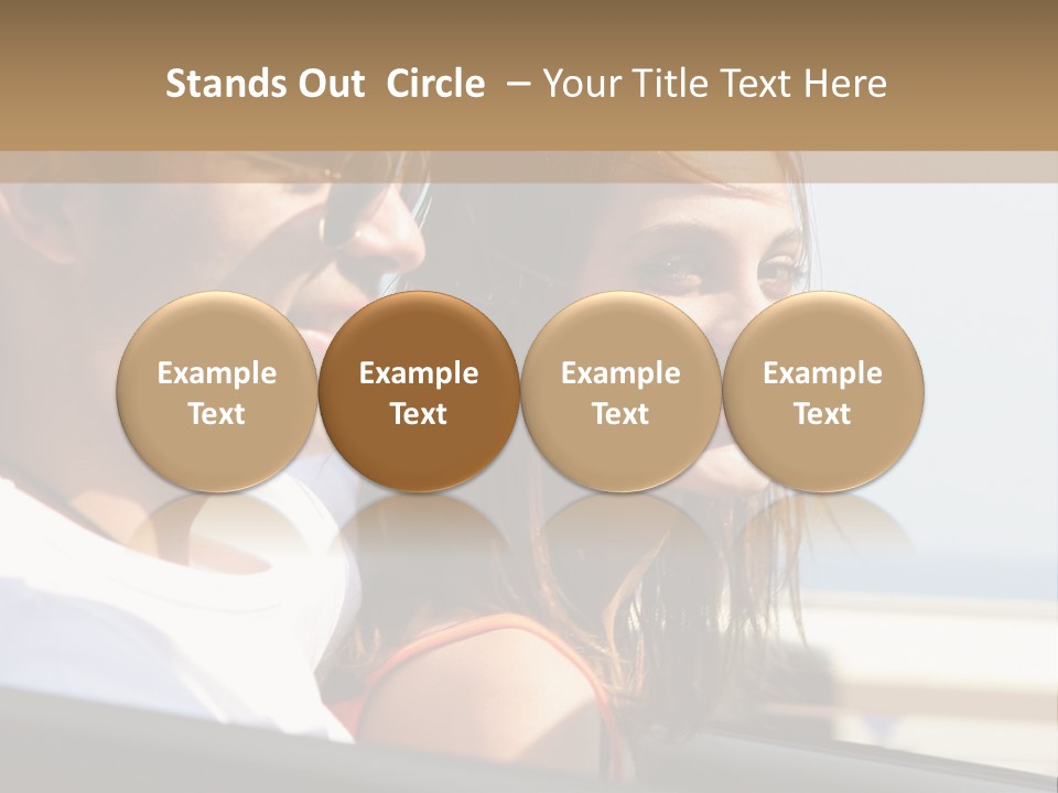 A Man And A Little Girl In A Car Looking Out The Window PowerPoint Template