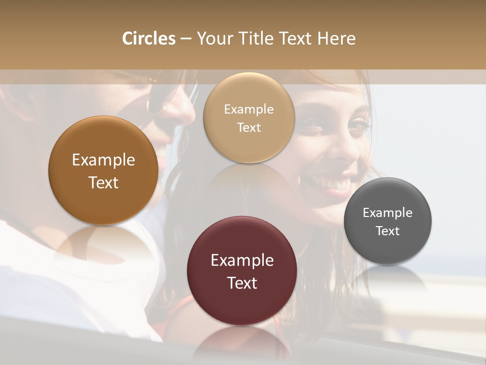 A Man And A Little Girl In A Car Looking Out The Window PowerPoint Template