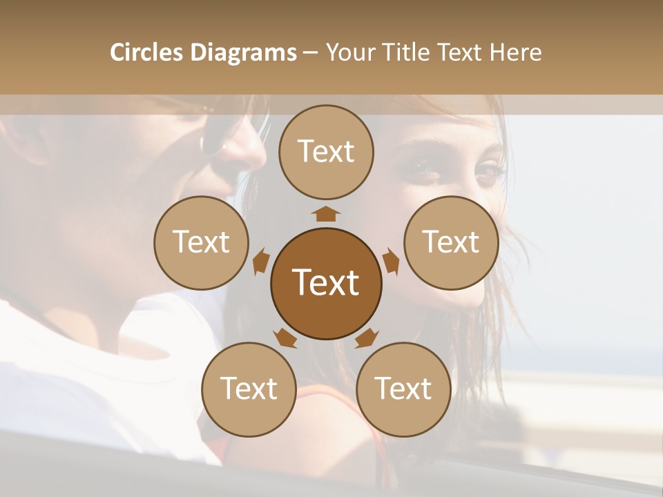 A Man And A Little Girl In A Car Looking Out The Window PowerPoint Template