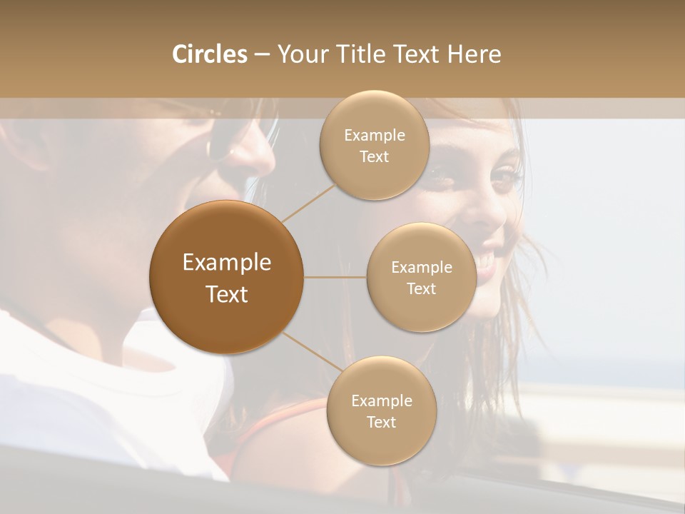 A Man And A Little Girl In A Car Looking Out The Window PowerPoint Template