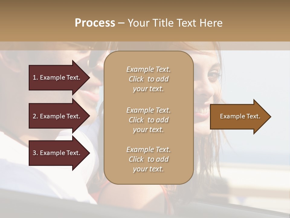 A Man And A Little Girl In A Car Looking Out The Window PowerPoint Template