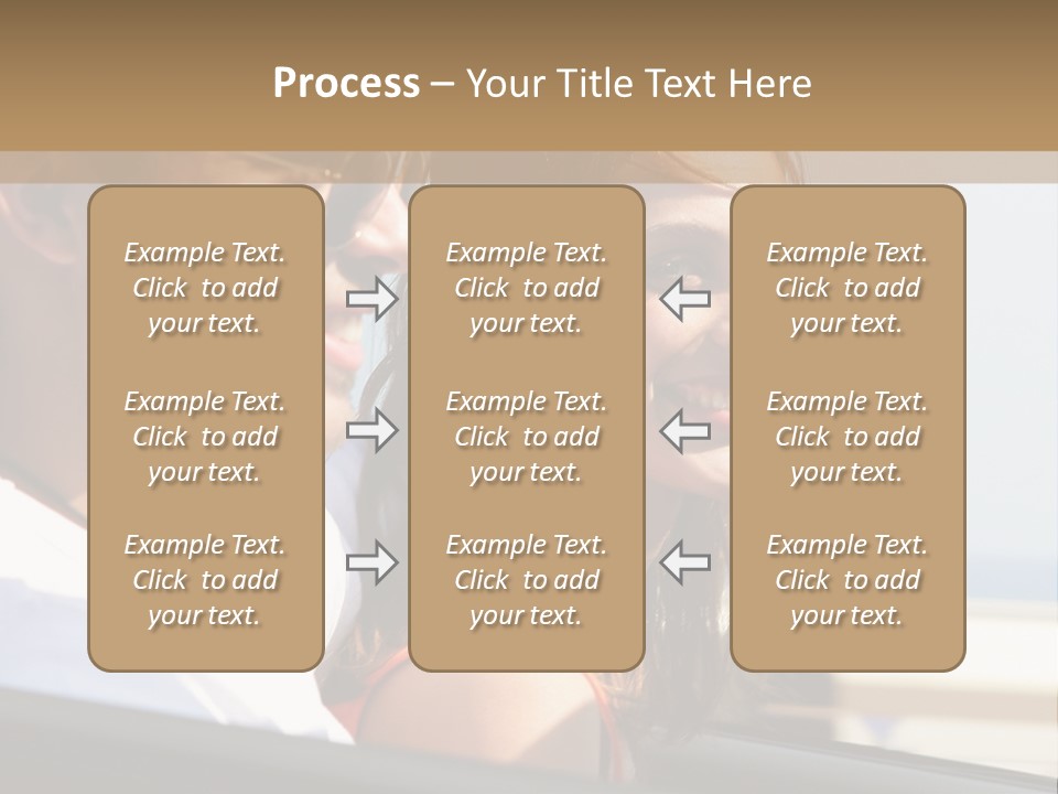 A Man And A Little Girl In A Car Looking Out The Window PowerPoint Template