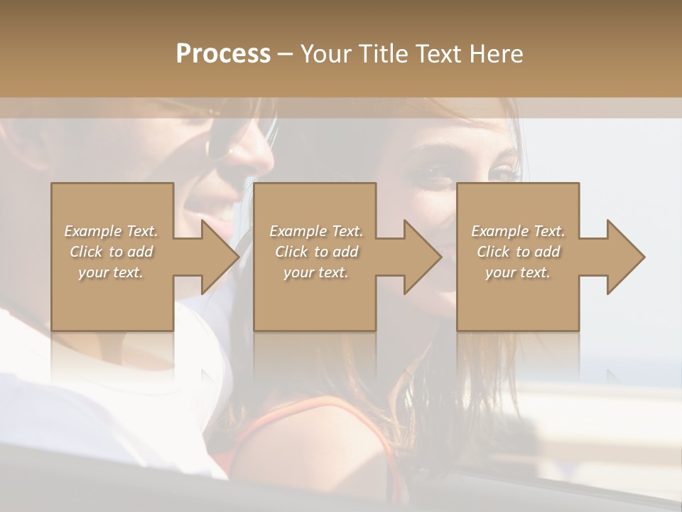 A Man And A Little Girl In A Car Looking Out The Window PowerPoint Template