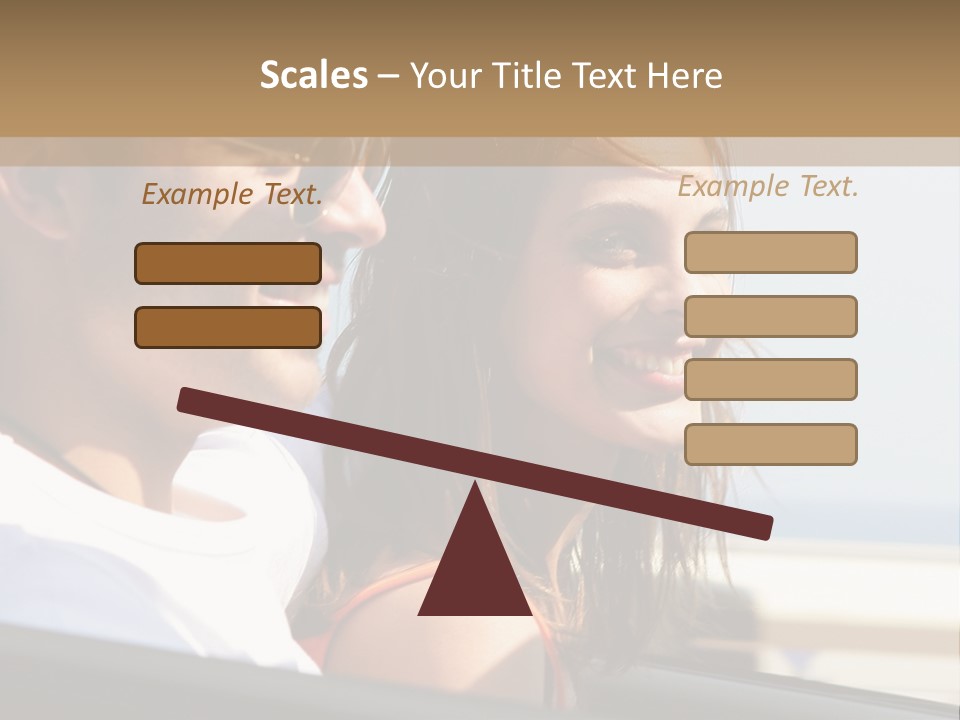 A Man And A Little Girl In A Car Looking Out The Window PowerPoint Template