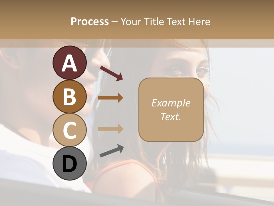 A Man And A Little Girl In A Car Looking Out The Window PowerPoint Template