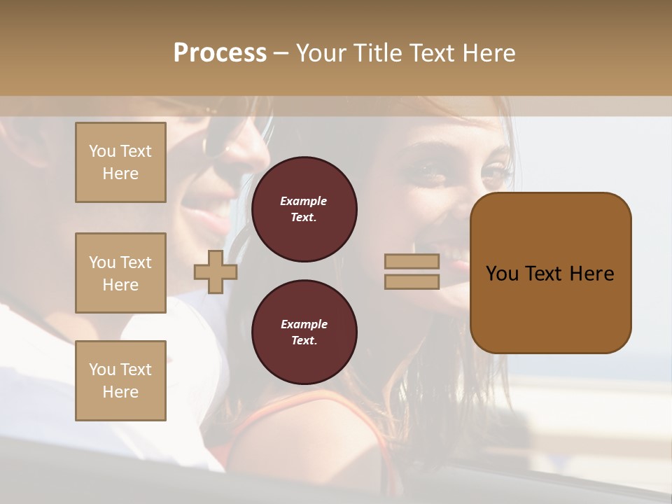 A Man And A Little Girl In A Car Looking Out The Window PowerPoint Template