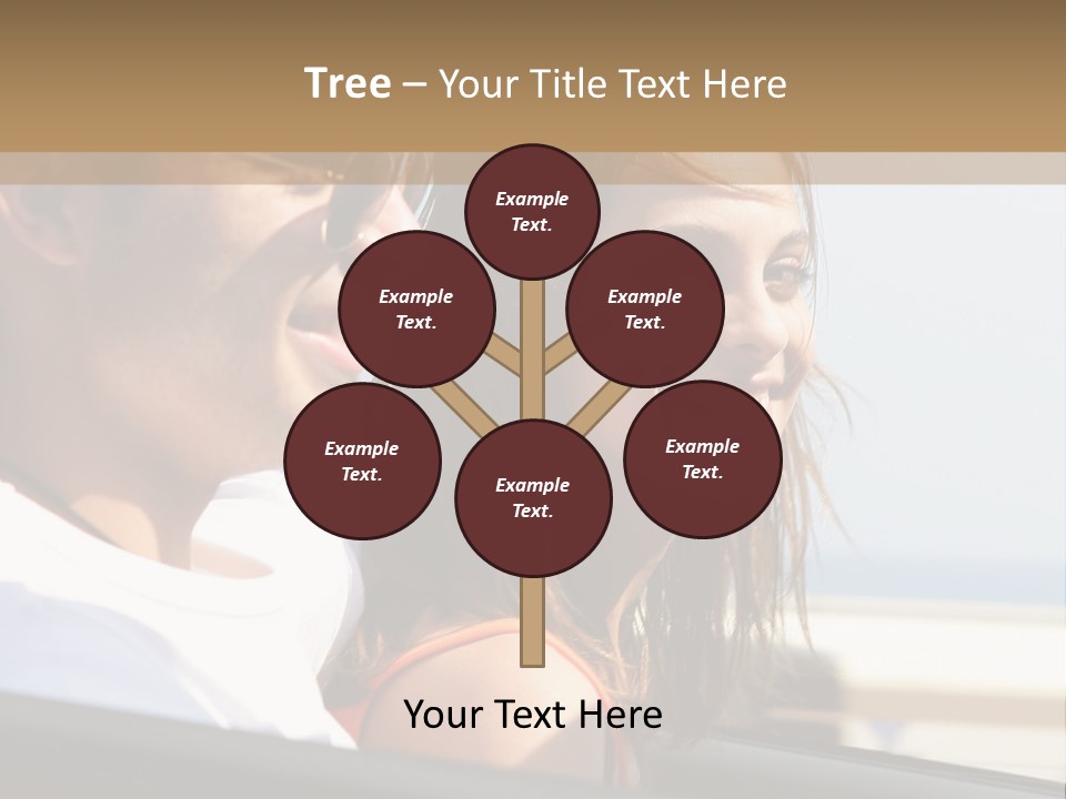 A Man And A Little Girl In A Car Looking Out The Window PowerPoint Template