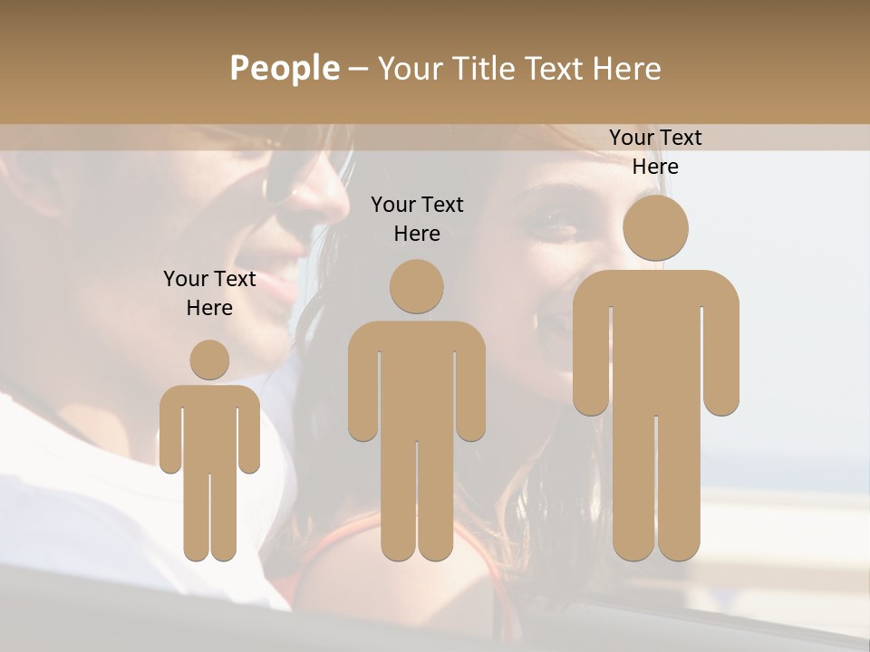 A Man And A Little Girl In A Car Looking Out The Window PowerPoint Template