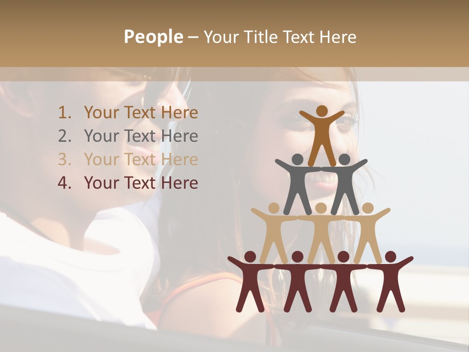 A Man And A Little Girl In A Car Looking Out The Window PowerPoint Template