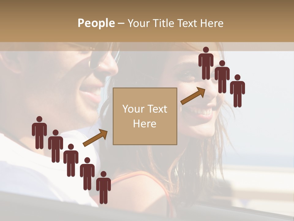 A Man And A Little Girl In A Car Looking Out The Window PowerPoint Template