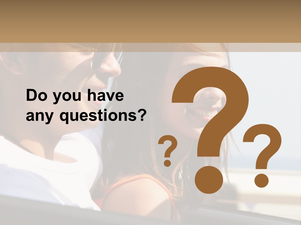 A Man And A Little Girl In A Car Looking Out The Window PowerPoint Template