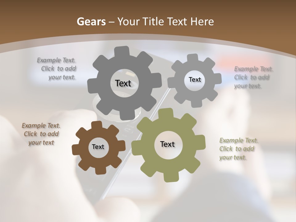 A Person Holding A Remote Control In Front Of A Television PowerPoint Template