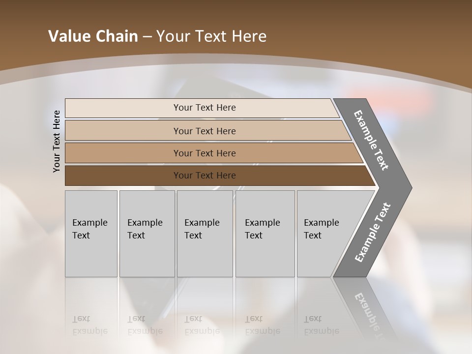 A Person Holding A Remote Control In Front Of A Television PowerPoint Template