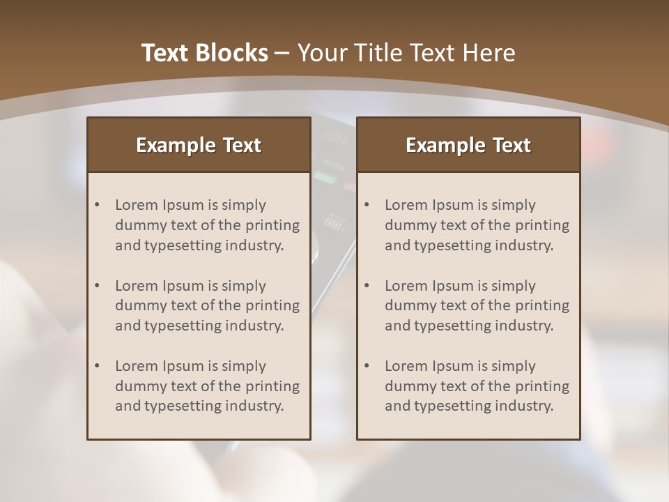 A Person Holding A Remote Control In Front Of A Television PowerPoint Template