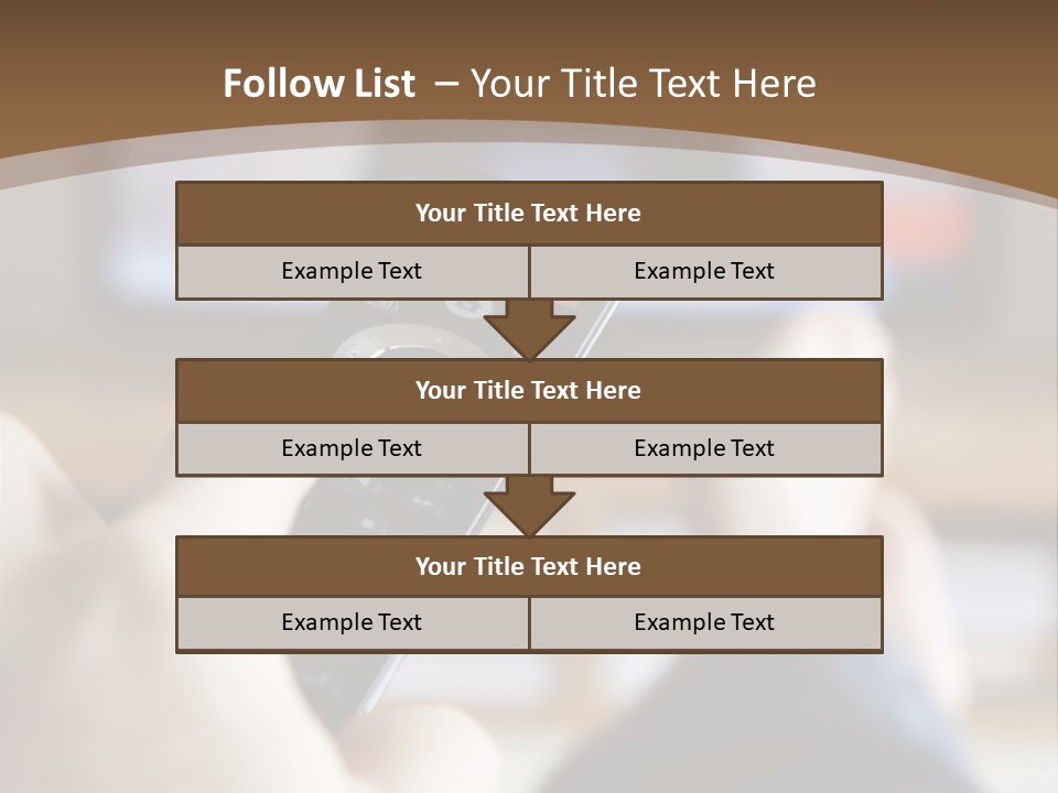 A Person Holding A Remote Control In Front Of A Television PowerPoint Template