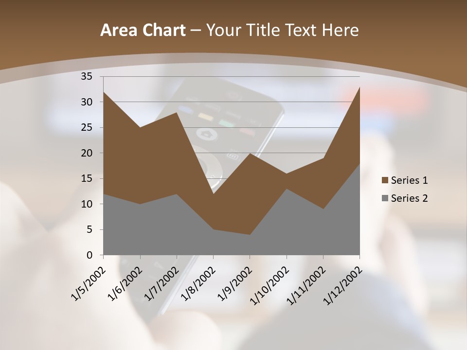 A Person Holding A Remote Control In Front Of A Television PowerPoint Template