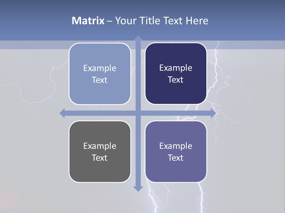 Thunderstorm In The City PowerPoint Template