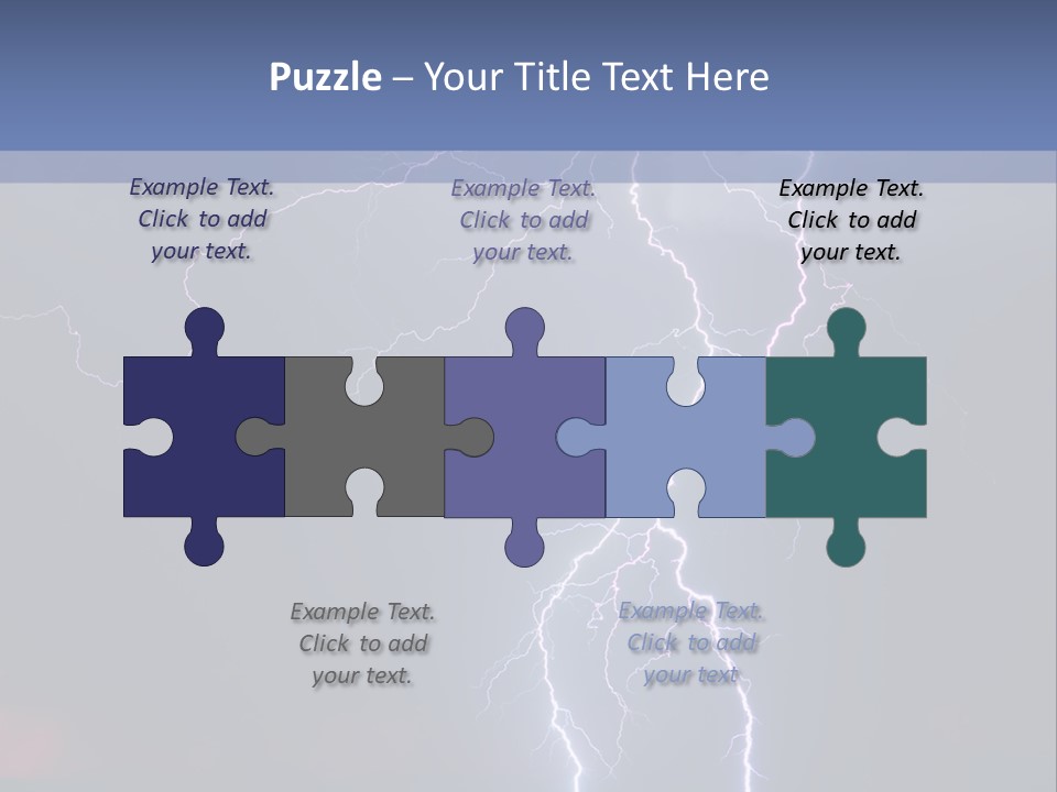 Thunderstorm In The City PowerPoint Template