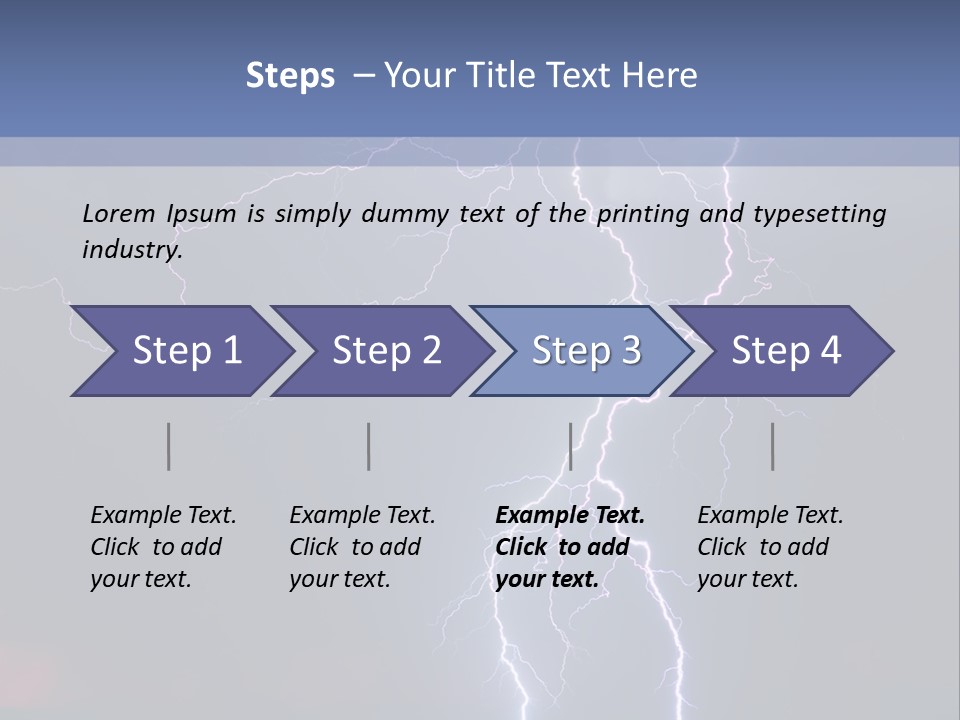 Thunderstorm In The City PowerPoint Template