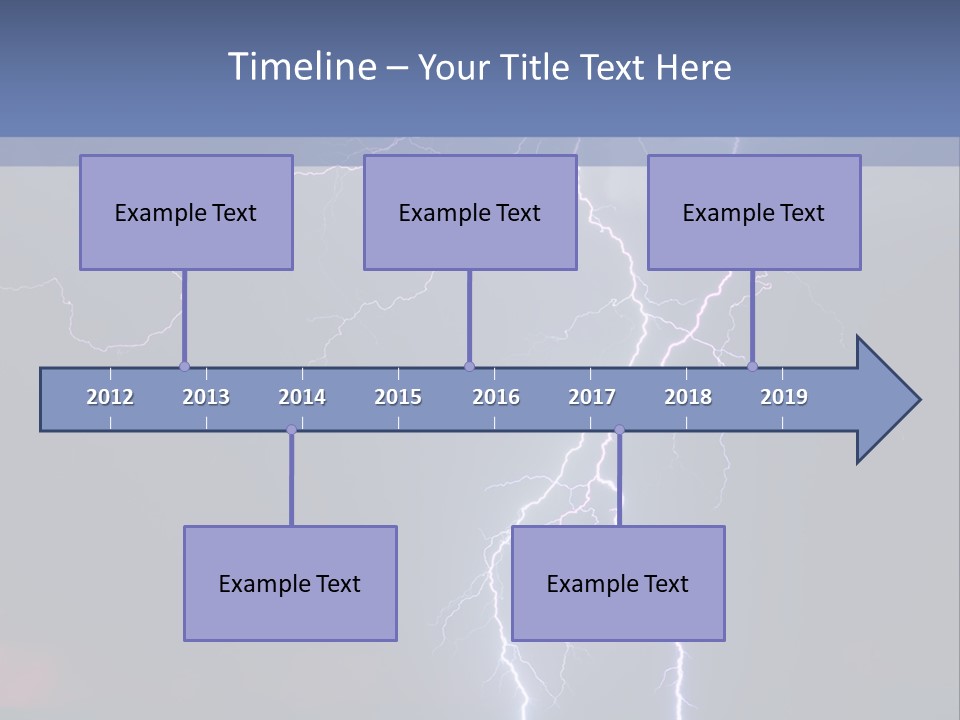 Thunderstorm In The City PowerPoint Template