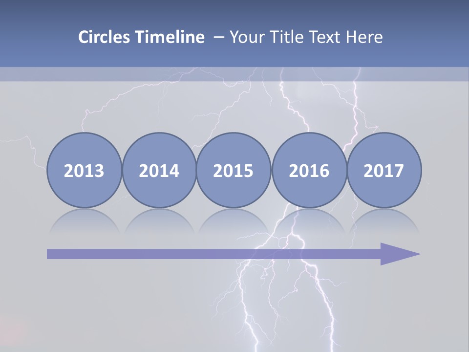 Thunderstorm In The City PowerPoint Template
