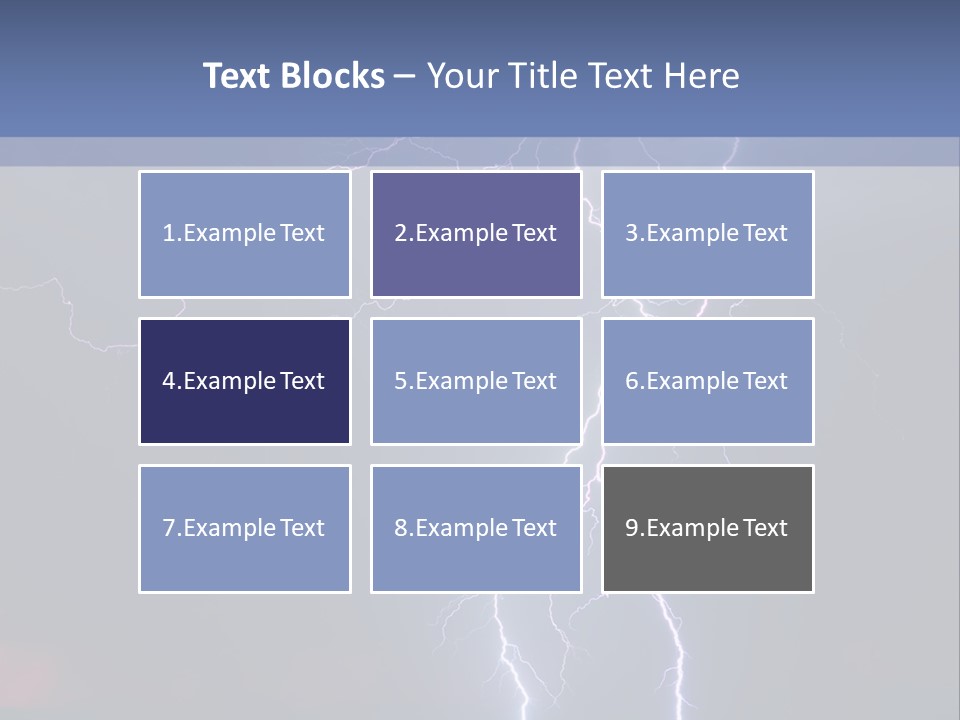 Thunderstorm In The City PowerPoint Template