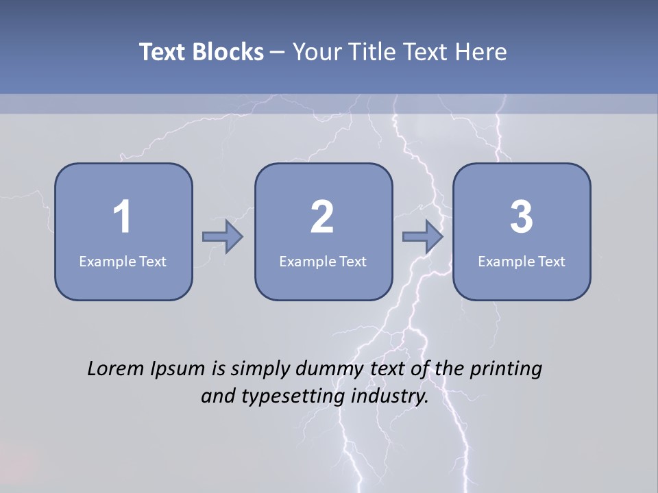 Thunderstorm In The City PowerPoint Template