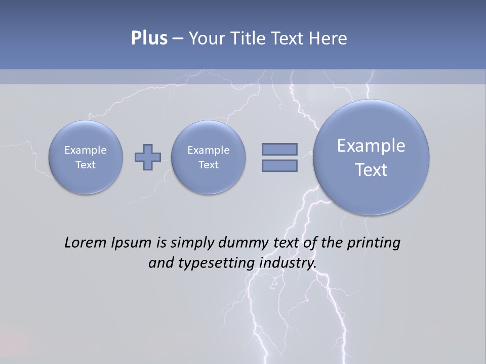 Thunderstorm In The City PowerPoint Template
