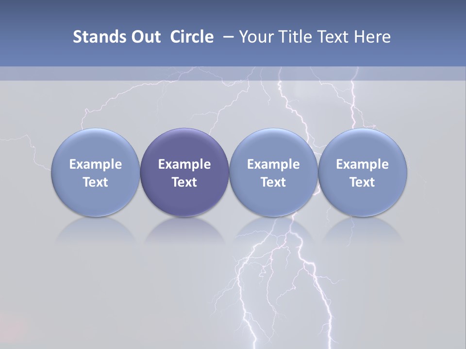 Thunderstorm In The City PowerPoint Template