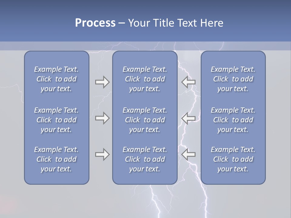 Thunderstorm In The City PowerPoint Template