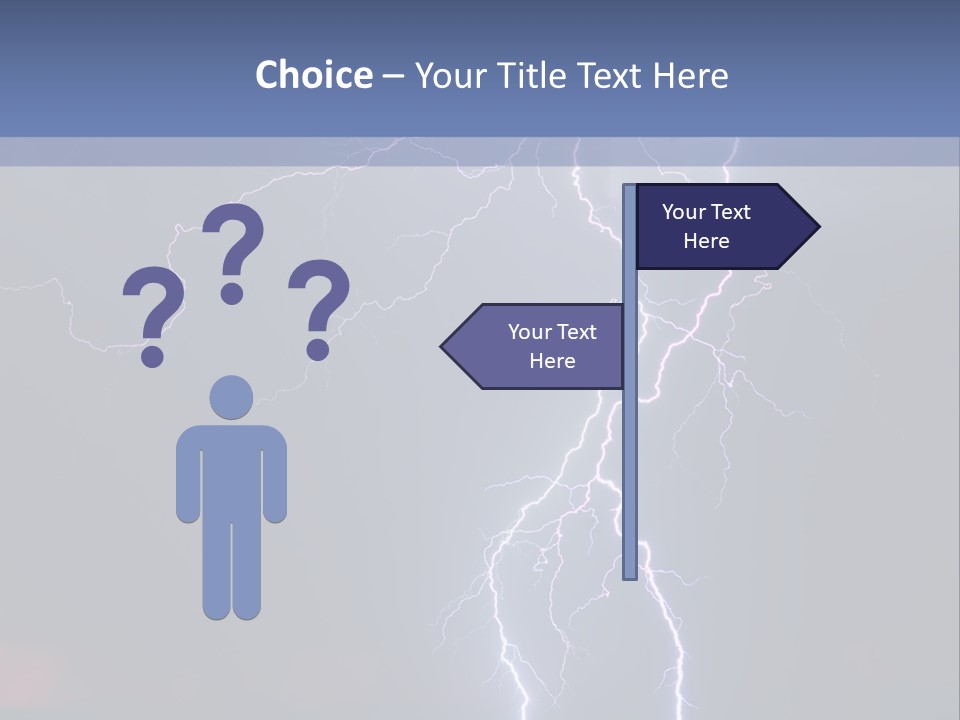 Thunderstorm In The City PowerPoint Template