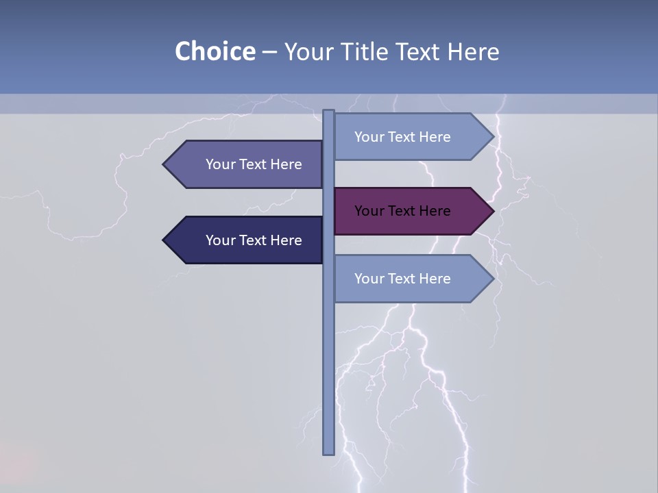 Thunderstorm In The City PowerPoint Template